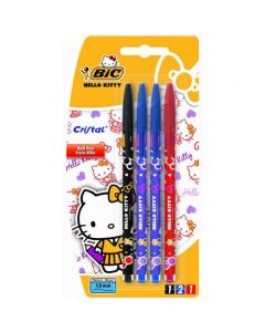 Długopis CRISTAL HELLO KITTY MIX BL4 BIC 905399