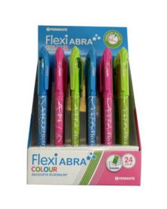 Długopis ścieralny FLEXI ABRA Colour mix kolorów obudowy wkład niebieski TT8061