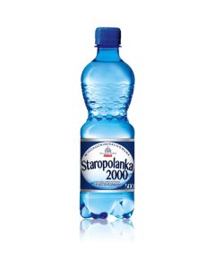 Woda mineralna STAROPOLANKA 2000 0,5l (12) lekko gazowana