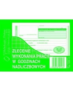 529-5 Zlecenie wyk.prac w godz nadliczbow.MICHALCZYK I PROKOP