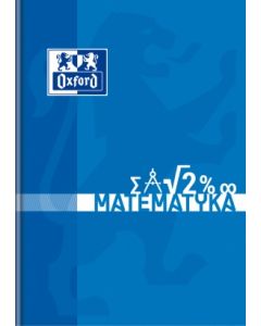 Brulion A5 80k kratka margines szyty MATEMATYKA 400128310 OXFORD