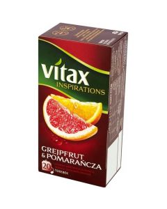 Herbata VITAX INSPIRATIONS (20 torebek*2g) GREJPFUT&POMARAŃCZA zawieszka