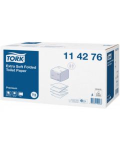 Papier toaletowy TORK T3 (30 sztuk) Premium biały w składce ekstramiękki 114276