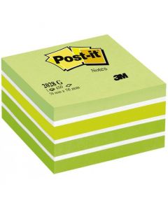 Bloczek samoprzylepny 76x76mm 450k zielony POST-IT 2028-G 70007038881 3M