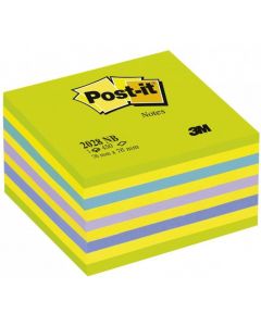 Bloczek samoprzylepny 76x76mm 400k niebiesko-zielony POST-IT 2028-NB FT510093253 3M