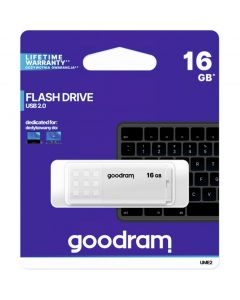 Pamięć USB 16GB GOODRAM UME2 biały USB 2.0 UME2-0160W0R11