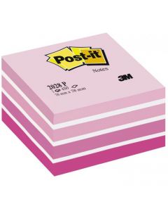 Bloczek samoprzylepny 76x76mm 450k różowy POST-IT 2028-P FT510093170 3M