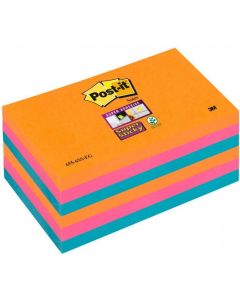 Bloczki 3M POST-IT 76x127mm BANGKOK 6x90k Super Sticky 70005253300