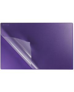 Podkład na biurko z folią 38x58 violet BIURFOL KPB-01-05