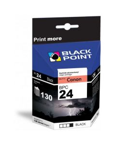 Tusz BLACK POINT (BPC24BK) czarny 130str zamiennik CANON (BCI-24BK) S200/300/i320