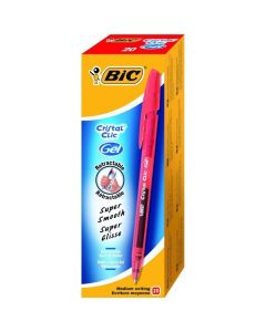 #Pióro żelowe CRISTAL CLIC GEL cze 878974 BIC