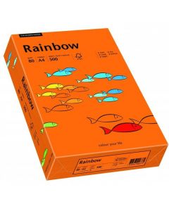 Papier ksero A4 80g RAINBOW R26 ciemnopomarańczowy 88042453