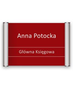 Tabliczka przydrzwiowa 297x210mm TZWA4 OFFICE