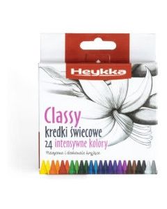 Kredki świecowe Classy 24szt. HEYKKA (610102)