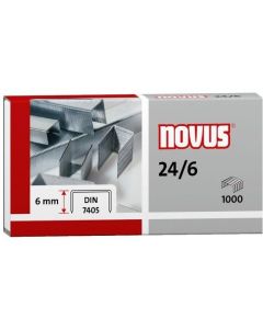 Zszywki NOVUS 24/6 DIN 1000szt. 040-0158