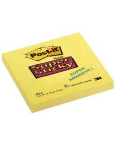 Bloczek samoprzylepny POST-IT STICKY 76x76mm 90 kartek żółty (654-S) 3M-70005288488