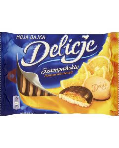 Ciastka DELICJE Szampańskie 294g pomarańcza