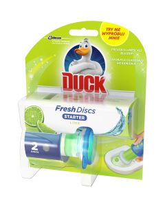 Kostka do WC DUCK FRESH 2xDISCS LIME - żelowe krążki *17724