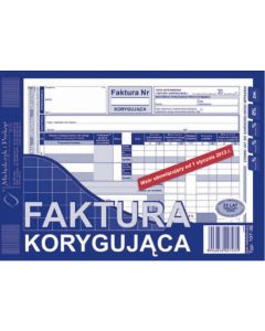 107-3E Faktura VAT korygująca A5 80k Michalczyk i Prokop