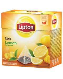 Herbata LIPTON PIRAMID (20 torebek) czarna z aromatem cytryna