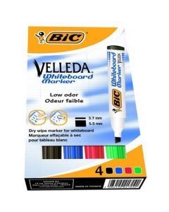 Marker BIC ECO VELLEDA 1751 suchościeralny mix 4 kolorów 904950