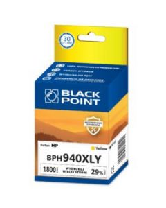 Tusz BLACK POINT (BPH940XLY) żółty 1800str zamiennik HP (940XL/C4909AE)