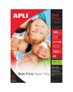 Papier FOTO A4 140g(100AP11804 do d.atram.BEST PRICE błysk