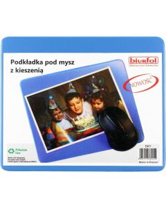 Podkładka pod mysz z kieszenią sky KPM-01-06 BIURFOL