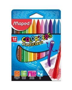 Kredki plastikowe Colorpeps 12 kolorów 862011 MAPED