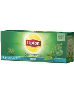 Herbata LIPTON (25 torebek) zielona z nutą mięty GREEN MINT