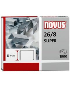 Zszywki 26/8 SUPER 1000sztuk NOVUS 040-0199