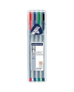 Cienkopis TRIPLUS FIN 4szt 0.3 STAEDTLER 334 -SB4