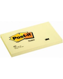 Bloczek 3M POST-IT 655 76x127mm żółte 100k 510060526