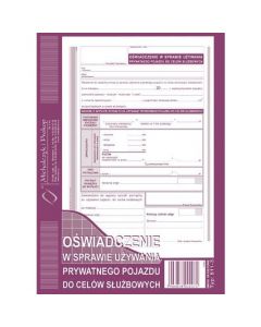 811-3 Oświad.w spraw.używ.pryw pojazd.Michalczyk i Prokop