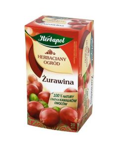 Herbata HERBAPOL owocowo-ziołowa Żurawina (20 saszetek) HERBACIANY OGRÓD