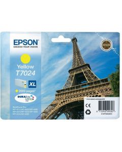 Tusz EPSON (T7024/C13T70244010) żółty 2400str