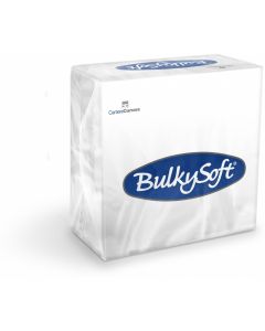 Serwetki BULKYSOFT 33x33mm 2warstwy (100szt) białe; 32980