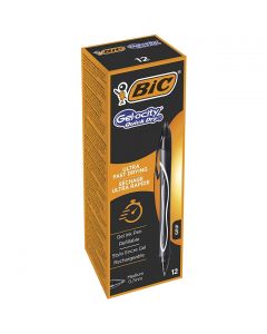 Długopis żelowy Gelocity QUICK DRY Czarny pudełko 12szt. 949873 BIC