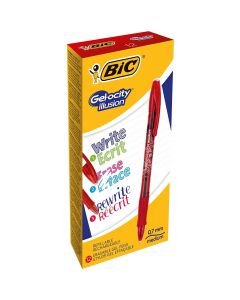 Długopis żelowy GELOCITY ILLUSION czerwony BCL 943442 BIC