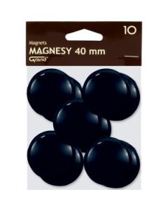 Magnesy 40mm czarne (10szt.) 130-1700 GRAND