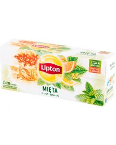 Herbata LIPTON ziołowa (20 torebek) mieta z cytrusami