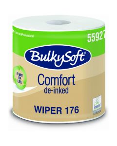 Czyściwo papierowe BulkySoft Comfort de-inked eko (1 sztuka) białe 2w. 176m, 800 odcinków; 55927