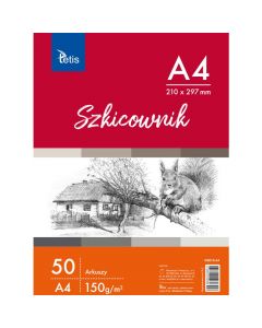 Szkicownik A4 150g 50ark KB010-A4 TETIS