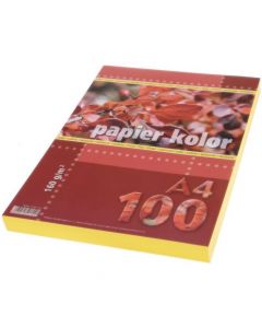 Papier ksero A4 160g KRESKA żółty 100ark