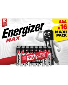 Bateria ENERGIZER Max AAA/LR03 alkaliczna MAXI PACK blister (16szt)