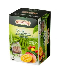 Herbata BIG-ACTIVE zielona (20 kopert) Opuncja i Mango 34g