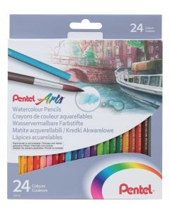 Kredki akwarelowe PENTEL 24 kolory CB9-24