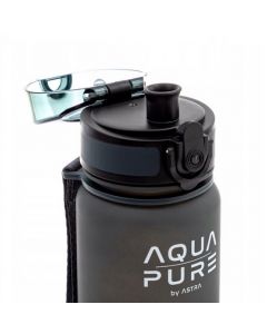 Bidon AQUA PURE grey/black 400ml 511023005 ASTRA