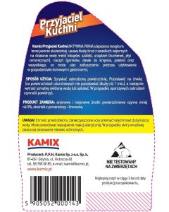 Aktywna piana KAMIX Przyjaciel Kuchni tłusty brud 500ml