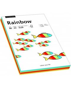 Papier ksero A4 80g RAINBOW mix intensywny 88043188